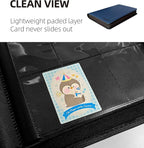 16 Pockets Premium Card Binder 1024 Cards Trading Card Binders Side Load Card Storage Display Album(16 Pocket 1024 Card Slot,Blue)