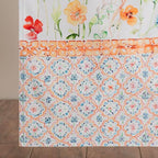 Maison d' Hermine Table Runner 100% Cotton Double Layer Table Runners 108 inches Long Decorative for Home Kitchen Dining Party Wedding Bridal Shower Spring Summer (Summer Whisper , 14.50" x 108")