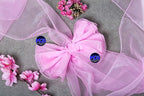 MDS Pack of 300 PCS Organza Chair Sashes Wider Dining Chair Bows Ribbon Tie Back for Wedding Party Birthday Bridal Shower Reception Event Banquet Home Chair Cover Decoration - Pink