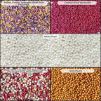 Confect Fusion Mashup Sprinkles FM Multipack 37 100 GMS for Cake Cupcake Décor, Multicolor