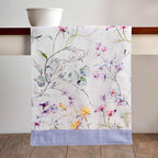 Maison d' Hermine Table Runner 100% Cotton Double Layer Table Runners 72 inches Long Decorative for Home Kitchen Dining Party Wedding Bridal Shower Spring Summer (Summer Floral, 14.50" x 72")