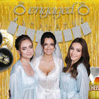 Gold Fringe Curtain Tinsel Backdrop - GREATRIL Foil Fringe Curtain Party Streamers for Prom 2026 NYE New Years Eve Birthdays Christmas Theme Party Decorations Pack of 2