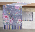Maison d' Hermine Table Runner 100% Cotton Single Layer Table Runners 72 inches Long Decorative for Home Dining Party Wedding Bridal Shower Spring Summer (Sweet Rose Lavender - Lush, 14.50" x 72")