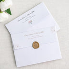 PONATIA 50 PCS 5x7 Envelopes, Self- Adhesive White A7 Envelopes for Weddings, Invitation Cards, Photos, Postcards, Greeting Cards Mailing, Baby Shower, Graduation, Christmas Gift Cards