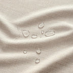 MIULEE Grayish White Linen Tablecloth 60x104 Inch Rectangle Table Cloth Waterproof,Stain Resistant & Wrinkle Resistant for Dining Party Wedding