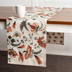 Maison d' Hermine Table Runner 100% Cotton Double Layer Table Runners 72 inches Long for Thanksgiving Christmas Decorations Home Kitchen Dining Party Wedding (Dalida, 14.5" x 72")