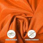 Ascoza 2pack 60x120 Inch Orange Rectangular Tablecloth 6 Feet Table Cloth in Polyester Fabric for Wedding/Banquet/Restaurant/Parties