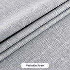 Fitable Faux Linen Tablecloths for Rectangle Tables: Water & Stain Resistant Farmhouse Table Cloth, Washable Burlap Textured Table Covers for Kitchen Dining Party(2 Pack, 60x102 Inch, Light Grey)
