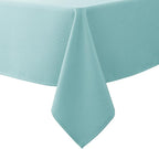 Biscaynebay Tablecloth for Rectangle Tables-70x108 Inch Aqua Blue Outdoor Picnic Table Cover-Rectangular Folding Table Cloths Water Resistant for Kitchen Camping Dining Room Patio Banquet Party