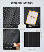 12 Pockets Premium Card Binder 480 Cards Trading Card Binders Side Load Card Storage Display Album(12 Pocket 480 Card Slot,White)