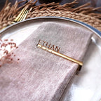 Napkin Name Tags, Personalized Napkin Rings, Wedding Name Cards, Wooden Names, Birthday Acrylic Name Plate Tag