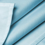 Lann's Linens - 10 Premium 90" x 156" Tablecloths for Wedding/Banquet/Restaurant - Rectangular Polyester Fabric Table Cloths - Baby Blue