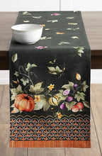 Maison d' Hermine Table runner 100% Cotton Double Layer Table Runners 72 inches long for Thanksgiving Christmas Decorations Home Kitchen Dining Party Wedding (Pumpkin Garden - Dark Green, 14.5" x 72")