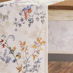 Maison d' Hermine Table Runner 100% Cotton Single Layer Table Runners 36 inches Long for Thanksgiving Christmas Decorations Home Kitchen Dining Party Wedding (Equinoxe - Beige, 14.5" x 36")