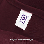 Gee Di Moda Rectangle Tablecloth - 60 x 126 Inch Burgundy Table Cloth for 8 Foot Rectangle Table - Heavy Duty Washable Fabric - for 8 Ft Buffet Table, Holiday Party, Dinner, Wedding & Baby Shower
