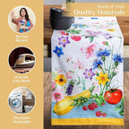 Maison d' Hermine Table Runner 100% Cotton Double Layer Table Runners 108 inches Long Decorative for Home Kitchen Dining Party Baby Shower Wedding Bridal Shower Spring Summer (Giverny, 14.50" x 108")