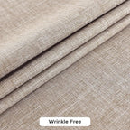 Fitable Faux Linen Tablecloths for Rectangle Tables: Water & Stain Resistant Farmhouse Table Cloth, Washable Burlap Textured Table Covers for Kitchen Dining Party(2 Pack, 60x102 Inch, Nature)