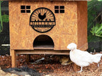 Hen House Coop Sign, Custom Chicken Coop Signs, Custom Chicken Farm Metal Sign, Family Name Metal Sign for Farm House, Our Little Coop Sign Metal Sign