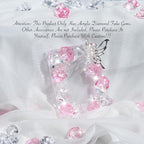 Acrylic Crushed Ice Rocks, Babenest 150 PCS Fake Crystals Plastic Ice Cubes Diamonds Gems for Vase Fillers, Home Decoration, Table Scatter, Event, Wedding, Arts & Crafts (Pink/Clear)