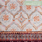 Maison d' Hermine Table Runner 100% Cotton Double Layer Table Runners 108 inches Long for Thanksgiving Christmas Decorations Home Kitchen Dining Party Wedding (Fair Isle, 14.5" x 108")