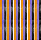 12 Pack Halloween Decor, 3.28 FT x 7.05 FT Orange Purple Black Fringe Curtains, Funny Wall Backdrop Photo Booth Backdrop Party Streamer, Halloween Foil Decorations Photo Booth Props