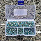 2-10mm Briolette Rondelle 810pcs Clear Green Crystal Glass Beads Faceted Shape Crystal Spacer Beads for Bracelet Necklace Decorative Hand Jewelry Making (2/4/6/8/10mm Clear Green)