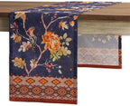 Maison d' Hermine Table Runner 100% Cotton Single Layer Table Runners 48 inches Long for Thanksgiving Christmas Decorations Home Kitchen Dining Party Wedding (Kelim - Infinity, 14.5" x 48")