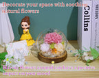 Valley of Rain & Forest Long-Lasting Real Flowers, Unique Floral Gift for You to Send Love for All Occasions, for Indoor Decoration (Pink Carnation, White & Yellow Roses arrangement)