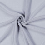 VDS Pack of 2 Panel (30 Inch X 50 Feet) Wedding Arch Draping Fabric Sheer Chiffon Fabric Drapery for Wedding Ceremony Reception Swag Backdrop Canopy Chuppah ARBO Altars Decoration (Cool Grey)