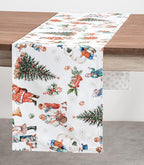 Maison d' Hermine Table Runner 100% Cotton Double Layer Table Runners 108 inches Long for Thanksgiving Christmas Decorations Home Kitchen Dining Party Wedding (Chromo, 14.5" x 108")