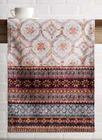 Maison d' Hermine Table Runner 100% Cotton Double Layer Table Runners 72 inches Long for Thanksgiving Christmas Decorations Home Kitchen Dining Party Wedding (Fair Isle, 14.5" x 72")