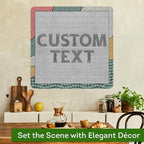 Custom Sign, Custom Street Sign, 11 Font Colors, 13 Font Styles, 4 Hole Options, 22 Sizes, 24x24 Inches, Rust Free DiBound, Fade Resistant, Made in USA by My Sign Center (Fauxsaic 2)