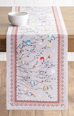 Maison d' Hermine Table Runner 100% Cotton Single Layer Table Runners 60 inches Long for Thanksgiving Christmas Decorations Home Kitchen Dining Party Wedding (Fairy Christmas, 14.5" x 60")