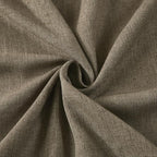 Vision Home Brown Pinch Pleated Semi Sheer Curtains Textured Linen Blended Light Filtering Window Curtains 95 inch for Living Room Bedroom Pinch Pleat Drapes with Hooks 2 Panels 40" Wx95 L