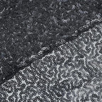 Sugargirl Halloween Black Sequin Backdrop Curtain 4 Panels 2FTx8FT Glitter Black Background Drapes Sparkle Photography Backdrop for Party Wedding Birthday Wall Decoration