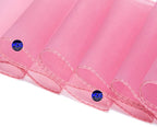 MDS Pack of 50 PCS Organza Chair Sashes Wider Dining Chair Bows Ribbon Tie Back for Wedding Party Birthday Bridal Shower Reception Event Banquet Home Chair Cover Decoration - Dusty Pink