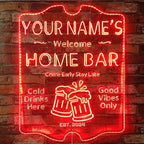 ADVPRO Personalized Your Name Home Bar RGB Dynamic Glam LED Sign - Cut-to-Edge Shape - Smart 3D Decoration - Multicolor Signage st06s64-fnd-p11-tm-c