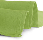 Gee Di Moda Rectangle Tablecloth - 90 x 132 Inch Apple Green Table Cloth for 6 Foot Table with Floor-Length Drop - Heavy Duty Washable Fabric - 6 Ft Buffet Table, Holiday Party, Wedding & Baby Shower