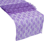 MDS Pack of 12 Wedding 12 x 108 inches Satin Table Runner for Wedding, Decorations for Birthday Parties, Banquets, Graduations, Engagements, Runners fit Rectangle, Round Table- Lavender