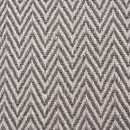 DII Woven Basic Tabletop Collection Chevron Table Runner, 15x72, Gray