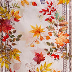Maison d' Hermine Table Runner 100% Cotton Single Layer Table Runners 60 inches Long for Thanksgiving Christmas Decorations Home Kitchen Dining Party Wedding (Amarante, 14.5" x 60")