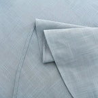 maxmill Lux Faux Linen Tablecloth with Slubby Yarn Textured Weaves Wrinkle Resistant Anti-Shrink Soft Table Cloth for Kitchen Dining Restaurant Tabletop for Event Dinner Round 70 Inch Slate Blue