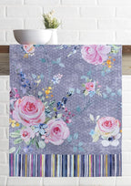Maison d' Hermine Table Runner 100% Cotton Double Layer Table Runners 72 inches Long Decorative for Home Dining Party Wedding Bridal Shower Spring Summer (Sweet Rose Lavender - Lush, 14.50" x 72")