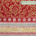 Maison d' Hermine Table Runner 100% Cotton Single Layer Table Runners 72 inches Long for Thanksgiving Christmas Decorations Home Kitchen Dining Party Wedding (Sofia, 14.5" x 72")