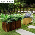 PARTY JOY 14 Bunches Fake Plants Outdoor, Fake Bushes UV Resistant Artificial Flowers Greenery Shrubs Faux Greenery for Outdoor Garden Patio Front Porch Yard Decor