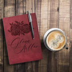 Personal Leather Journal Notebooks | 12 Design, 9 Color - Teal | Journal for Women, Men - Custom Notebook to Write in - Diary for Girls, Women - Personalized Gift Idea for Girl, Boy, Mom and Dad
