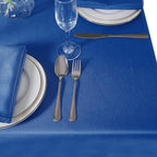 Cupuamon Square Tablecloth 70x70 inch Washable Polyester Fabric Table Cloth for Wedding Party Dining Banquet Decoration（70x70,Mediterranean Blue）