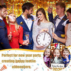 12 Pcs Party Blowers Glitter Noise Makers Metallic Fringed Party Horns for Adults Birthday Graduation New Years Party Favors Supplies