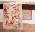 Maison d' Hermine Table Runner 100% Cotton Single Layer Table Runners 90 inches Long for Thanksgiving Christmas Decorations Home Kitchen Dining Party Wedding (Amarante, 14.5" x 90")