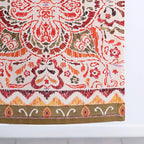 Maison d' Hermine Table Runner 100% Cotton Single Layer Table Runners 108 inches Long for Thanksgiving Christmas Decorations Home Kitchen Dining Party Wedding (Damask, 14.5" x 108")